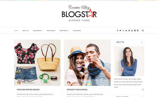 I will make professional blogspot blogger website