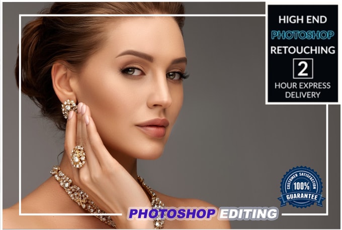 I will photo retouching and enhancement photoshop editing fast