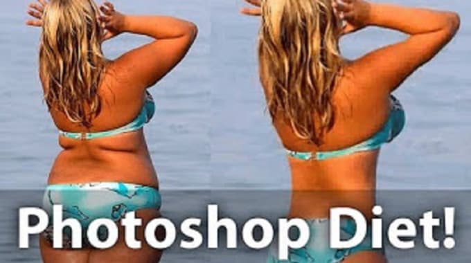 I will professionally remove fat and shape a body with photoshop