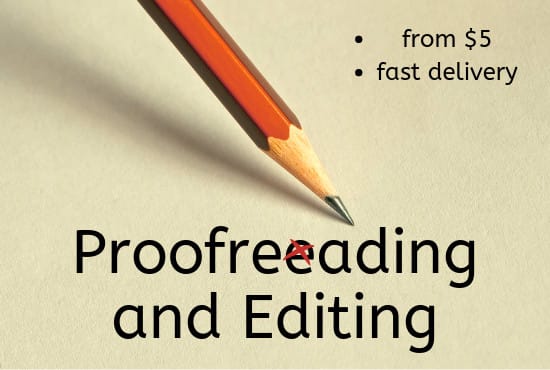 I will proofread and edit your fiction or nonfiction book