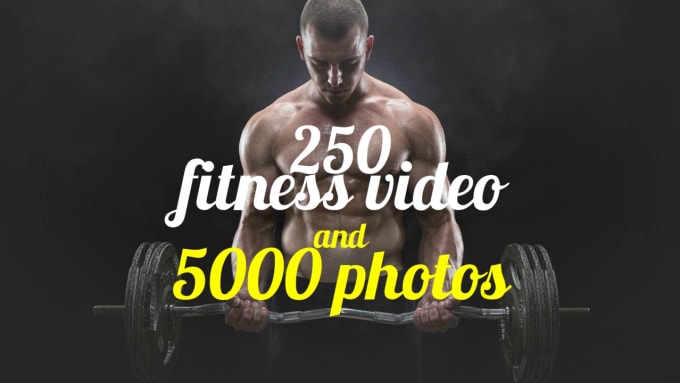 I will provide 250 fitness videos and 5000 fitness quotes pictures for instagram