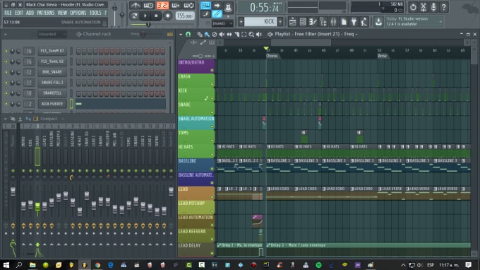 I will remake instrumental of any song on fl studio  msg me before