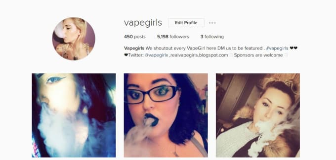 I will shoutout your brand on 2 vape instagram accounts