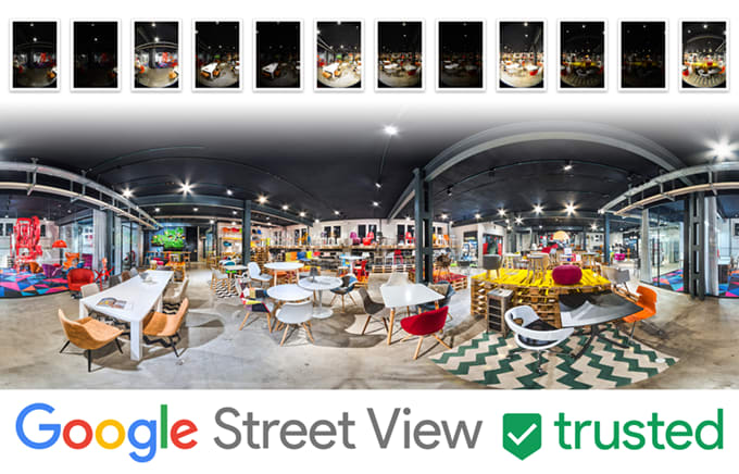 I will stitch panorama 360 images for google street view