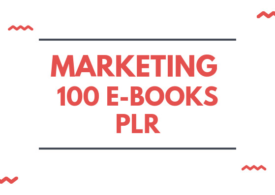 I will 100 e books plr of the niche marketing in PDF format