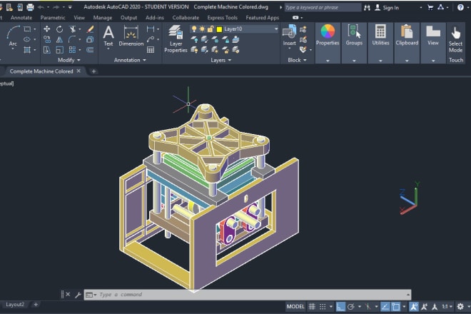 I will 2d drawing and 3d modeling using autocad