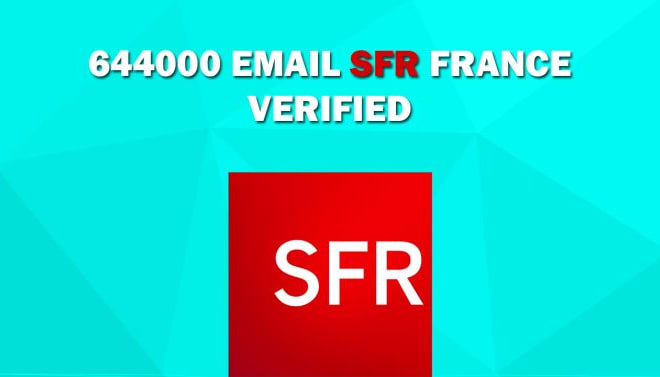 I will 644000 email sfr france verified
