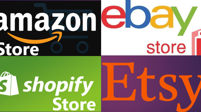 I will amazon,ebay,shopify,etsy product listing, store management
