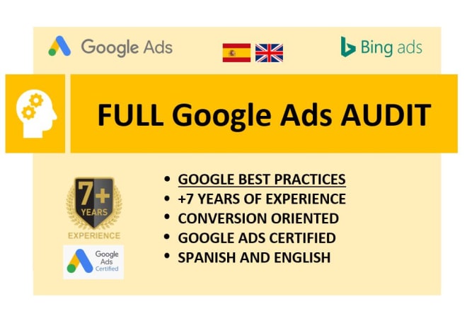 I will audit your google ads account to boost your performance