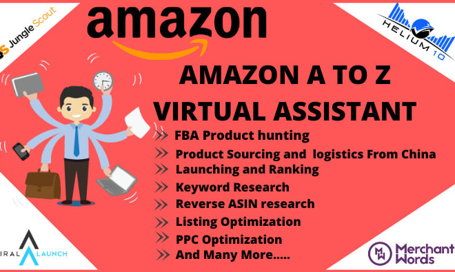 I will be you expert amazon virtual assistant