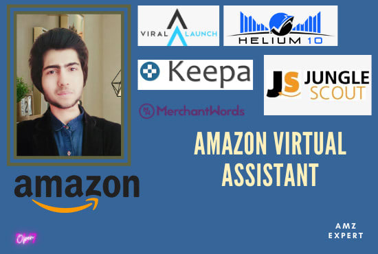 I will be your amazon seller central virtual assistant, amazon VA