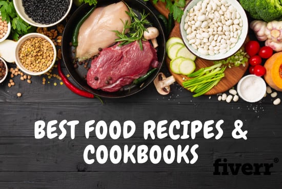 I will be your expert recipe ebook and cook book content writer