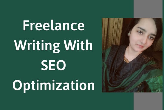 I will be your freelance writer and provide SEO optimized content