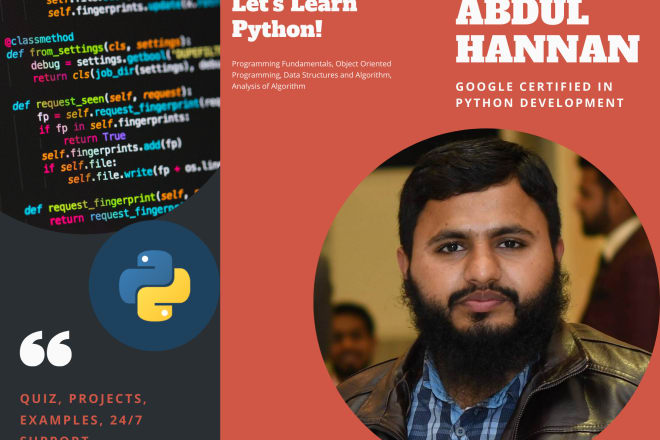 I will be your programming python tutor from scratch to expert