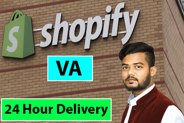 I will be your shopify virtual assistant and store manager