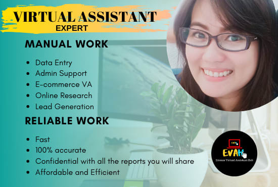 I will be your virtual assistant and ecommerce admin manager