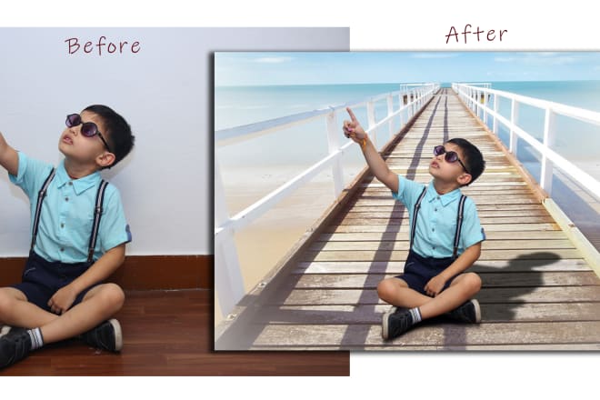 I will beautifully edit your pictures on photoshop