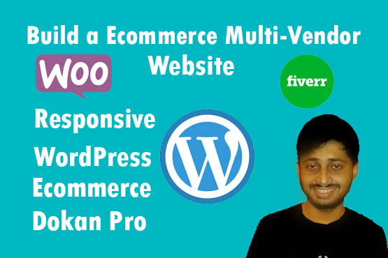 I will build a responsive ecommerce website with multi vendors