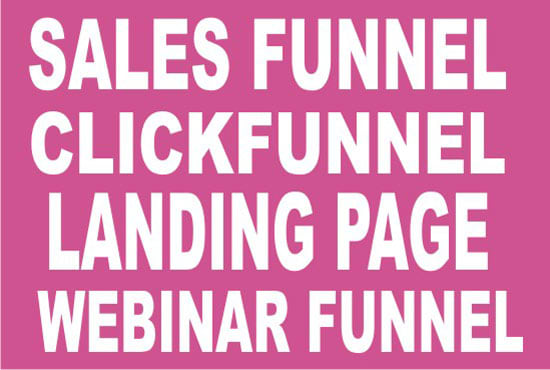 I will build a stunning click funnels for your business