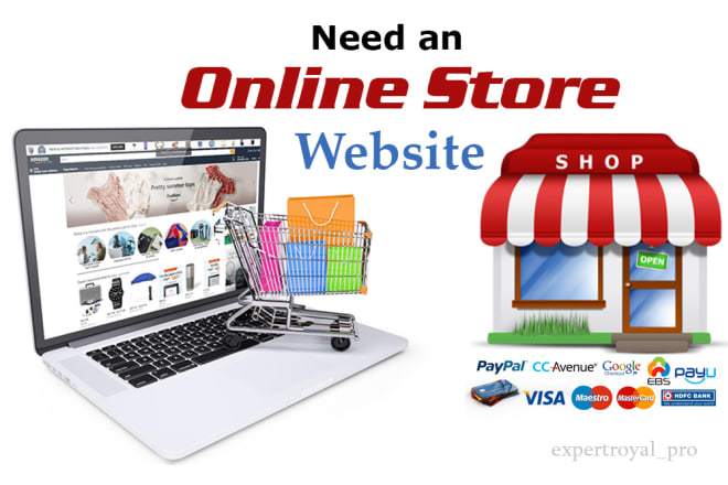 I will build a wordpress ecommerce website online store