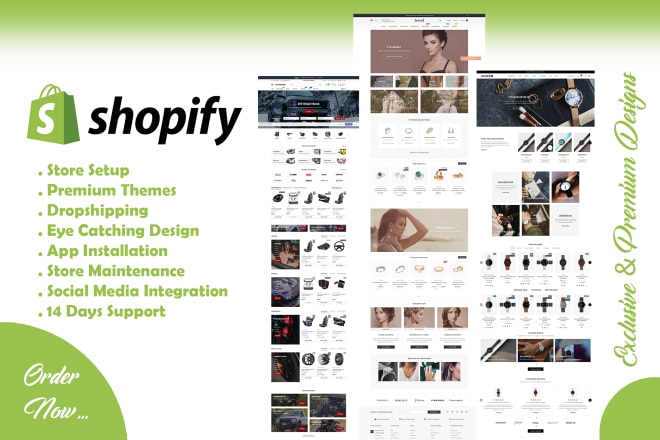 I will build and customize your shopify store with dropified app