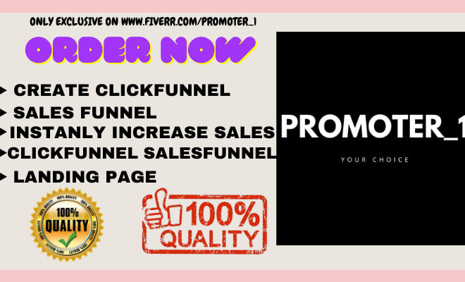 I will build high converting clickfunnels sales funnel, shopify sales funnel