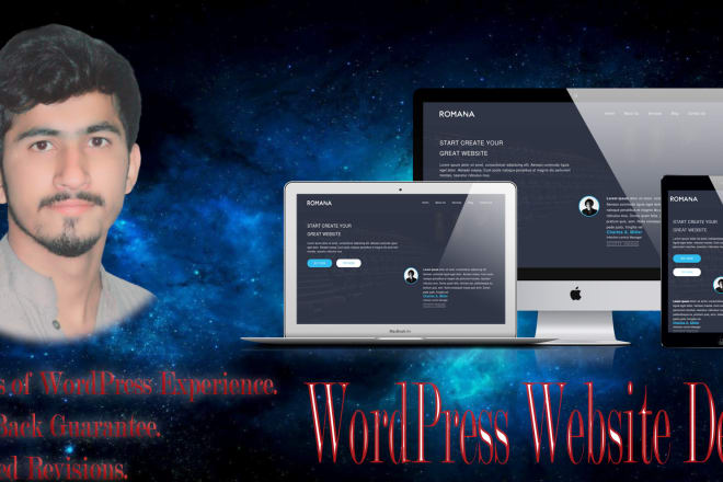 I will build professional wordpress website design
