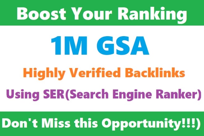 I will build tier 2 or tier 3 backlinks using search engine ranker