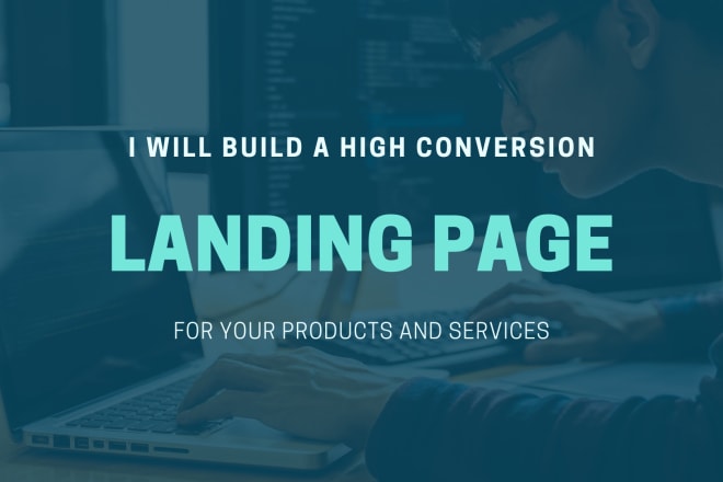 I will build you a landing page optimized for high conversion