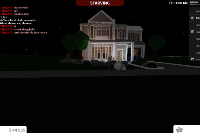 I will build you a town,house cafe and more on bloxburg