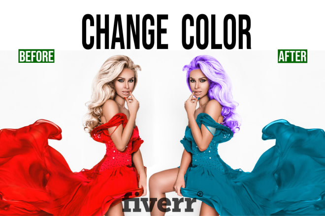 I will change color, change logo color correction, enhance photo