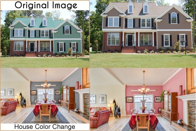 I will change house color, wall or house interior exterior color