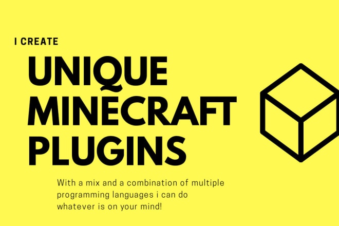 I will code your custom minecraft plugin