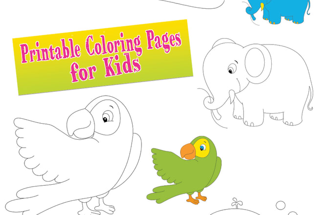 I will coloring pages e printables for kids
