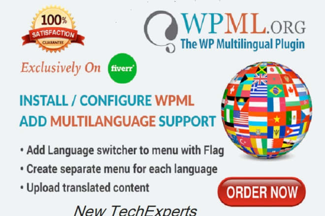 I will configure website multilingual or translate website content using wpml