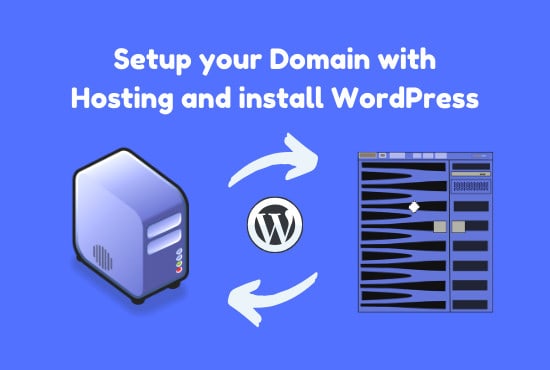I will connect your domain and hosting, install wordpress
