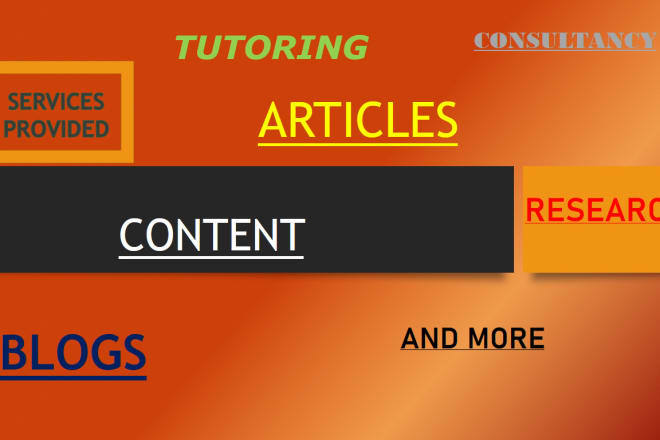 I will content writing, articles, blogs, freelancer, SEO