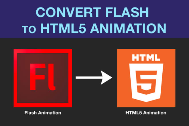 I will convert flash or swf to HTML5 animation