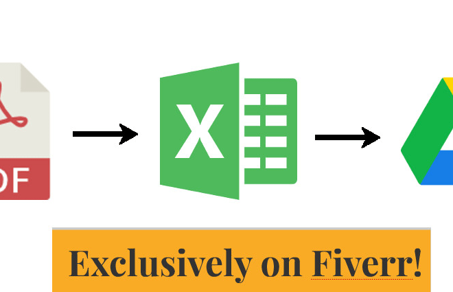 I will convert PDF to excel or csv