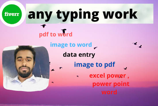 I will convert pdf,jpg,image,scan,ocr to word,excel or notepad