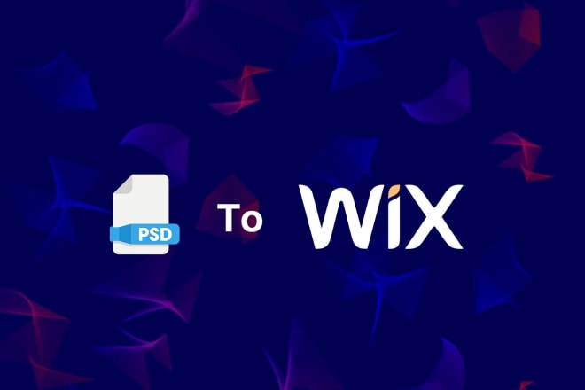 I will convert PSD to wix website