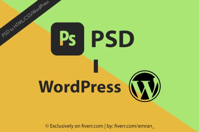 I will convert psd to wordpress, html to wordpress website