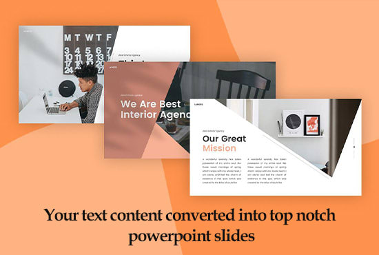 I will convert text content into amazing powerpoint presentation