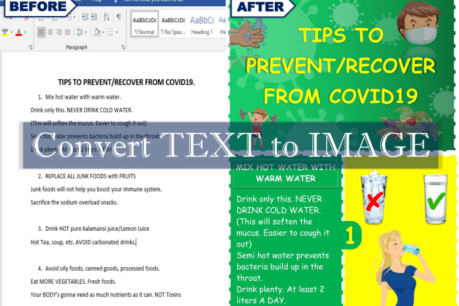 I will convert text into animated and informative pictures