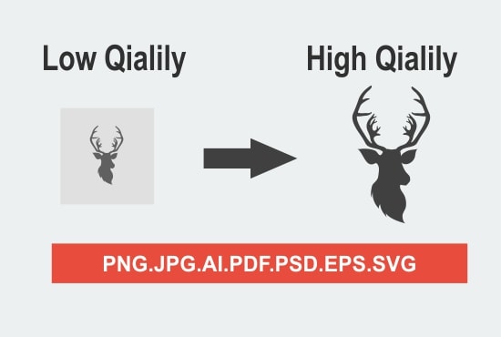 I will convert to vector vectorise jpg png to ai eps all format file