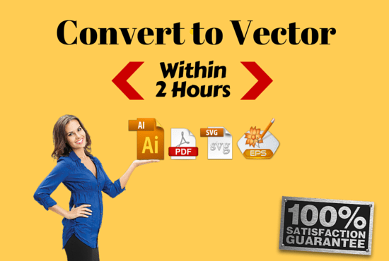 I will convert to vector vectorize manually within 2 hours