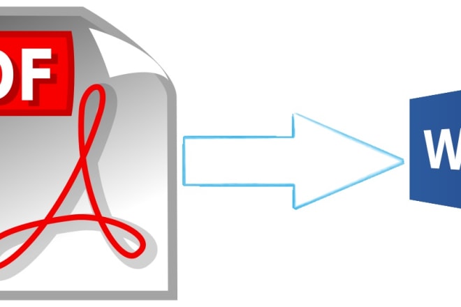 I will convert your pdf files to word or make pdf fillable form