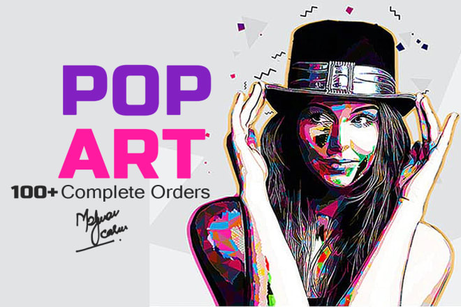 I will convert your photo into a pop art portrait in photoshop