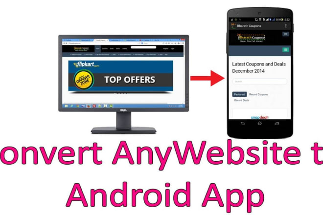 I will convert your website to ios app or android app within 24hours