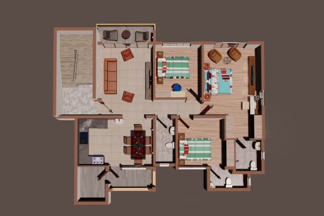 I will create 2d and 3d architectural plans, for real estate
